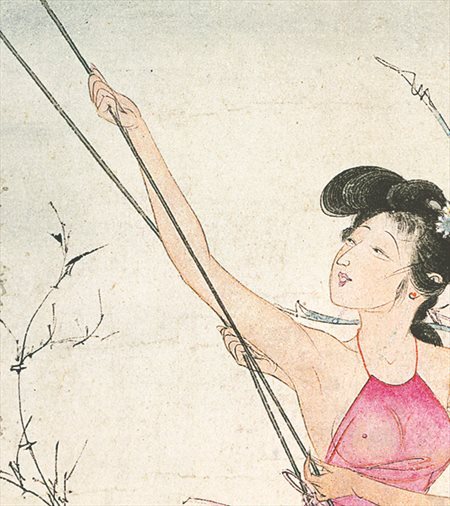 陕西-胡也佛的仕女画和最知名的金瓶梅秘戏图